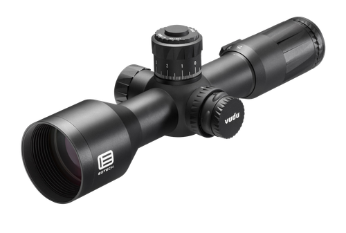 Eotech VDU525FFH59 Vudu FFP Black Anodized 5-25x 50mm 34mm Tube Illuminated Horus H59 MRAD Reticle Features Throw Lever