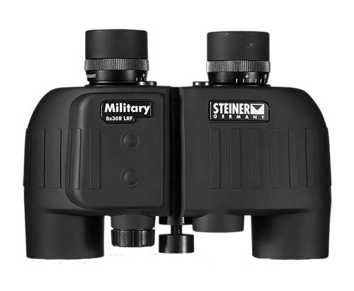 Steiner 2680 M830r Laser Rangefinder 8x 30mm Mil Radian Ranging Reticle, Floating Prism Auto Focus, Black Makrolon w/Rubber Armor