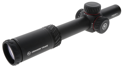 Crimson Trace 0101100 Hardline Pro  Black 1-6x24mm 30mm Tube Illuminated Competition Reticle