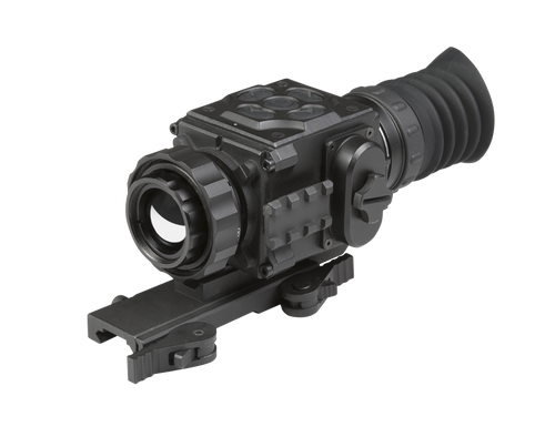 AGM Global Vision 3083455004SE21 Secutor TS25-384 Thermal Rifle Scope Black 1.2x 25mm Multi Reticle 384x288, 50Hz Resolution Zoom Digital 1x/2x/4x/PIP Features Rangefinder
