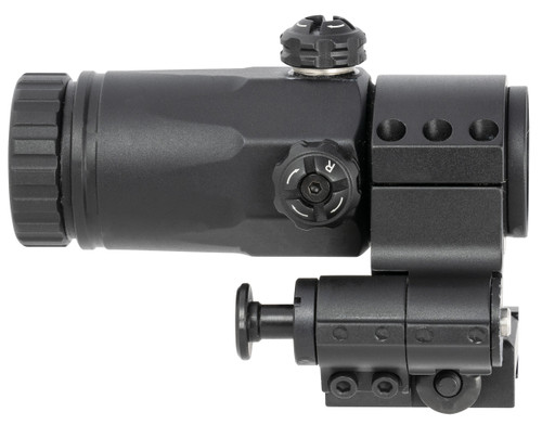 Meprolight USA 8014000400 MX3-F Magnifier Black 3 x 1.06" Push Button Flip to Side
