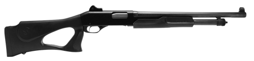 Stevens 23249 320 Security 20 Gauge 3" 5+1 18.50" Chrome Lined Barrel, Matte Black Fixed Thumbhole Stock, Ghost Ring Sight