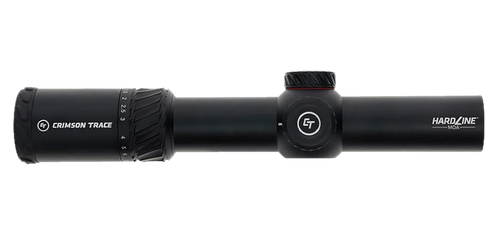 Crimson Trace 013002299 Hardline  Black Anodized 1-6x 24mm 34mm Tube Illuminated CT TR1-MIL Reticle