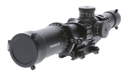 TruGlo TG-8518TLR Omnia  Black Anodized 1-8x24mm 30mm Tube Illuminated APTR Reticle