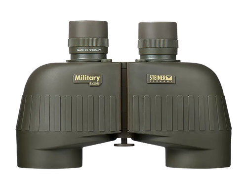 Steiner 2650 M750r Tactical 7x50mm Range Finding Reticle Floating Prism, Green Rubber Armor Makrolon