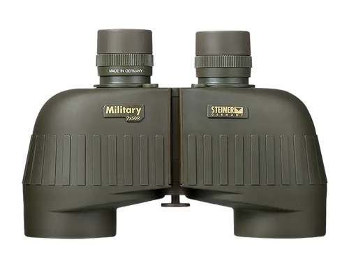 Steiner 2650 M750r Tactical 7x50mm Range Finding Reticle Floating Prism, Green Rubber Armor Makrolon
