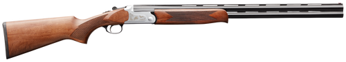 Charles Daly 930197 202  Full Size 12 Gauge Break Open 3" 2rd 28" Blued Vent Rib Barrel, Silver Engraved Steel Receiver, Fixed Walnut Wood Stock