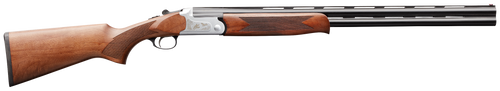 Charles Daly 930197 202  Full Size 12 Gauge Break Open 3" 2rd 28" Blued Vent Rib Barrel, Silver Engraved Steel Receiver, Fixed Walnut Wood Stock
