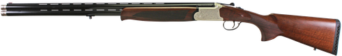 Iver Johnson Arms IJ60020LW28S IJ600 Lightweight Full Size 20 Gauge Break Open 3" 2rd 28" Black Over/Under Vent Rib Barrel, Silver Engraved Aluminum Receiver, Fixed Walnut Wood Stock, Ambidextrous