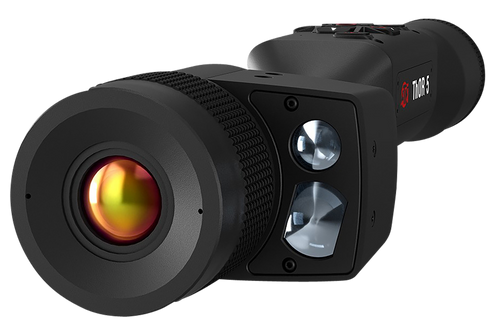 ATN TIWST5325LRF Thor 5 320 LRF Thermal Rifle Scope Black Anodized 4-16x Smart Mil Dot Reticle, Zoom 320x240 12 Microns, 60 fps Resolution
