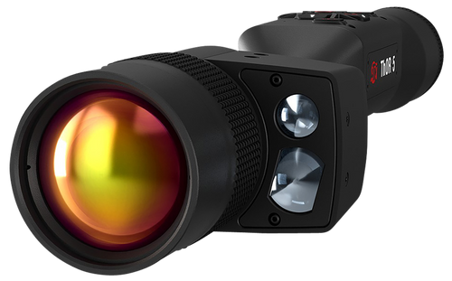 ATN TIWST5650LRF Thor 5 640 LRF Thermal Rifle Scope, Black Anodized 4-32x Smart Mil Dot Reticle, Zoom, 640x480, 60 fps Resolution