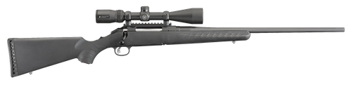 Ruger 16933 American  Full Size 30-06 Springfield 4+1 22" Matte Black Steel Barrel, Matte Black  Alloy Steel Receiver w/Picatinny Rail, Black Fixed Synthetic Stock, Vortex Crossfire II 3-9x40mm