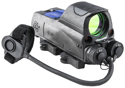 Meprolight USA 0687743 MOR PRO  Black 1 x 30 mm 2.2 MOA Dot/Bullseye Reticle Green & IR Laser
