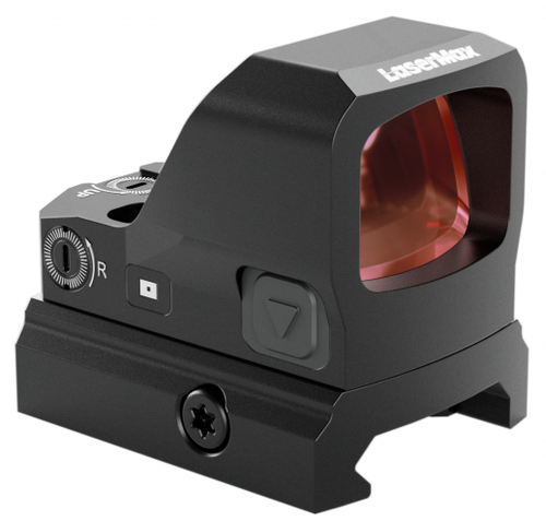 LaserMax LMMRDS Micro Red Dot Sight  Matte Black 1 x 0.83" x 0.65" 3 MOA Red Dot