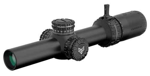 Swampfox Optics ARH16241GL Arrowhead  Black 1-6x24mm 30mm Tube Guerrilla Dot MIL Green Reticle
