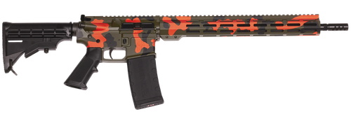 Great Lakes Firearms GL15223MCMP AR-15 Mission 223 Wylde 30+1 16", Deer Camp Camo Rec/15" M-Lok Handguard, Black Carbine Stock & A2 Grip, Muzzle Brake