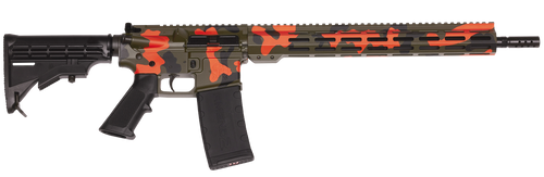 Great Lakes Firearms GL15223MCMP AR-15 Mission 223 Wylde 30+1 16", Deer Camp Camo Rec/15" M-Lok Handguard, Black Carbine Stock & A2 Grip, Muzzle Brake