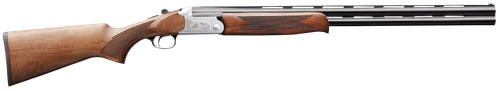 Charles Daly 930343 202  28 Gauge 3" 2rd 26" Blued Vent Rib Barrel, Silver Engraved Receiver, Walnut Wood Fixed Checkered Stock Right Hand