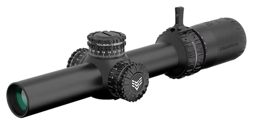 Swampfox Optics ARH18241GB Arrowhead  Black 1-8x24mm 30mm Tube Guerrilla Dot BDC Green Reticle