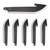 OD EDGE DROP-PT 2.5" BLADE 6PK BLK