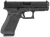 Glock PA455S201MOS G45 Gen5 Compact MOS 9mm Luger 4.02" 10+1 Overall Black Finish with nDLC Steel with Front Serrations & MOS Cuts Slide, Rough Texture Interchangeable Backstraps Grip & Fixed Sights