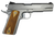 Rock Island 56828 Rock  Full Size 9mm Luger 10+1, 5" Stainless Steel Barrel & Serrated Slide, Matte Stainless Steel Frame w/Beavertail, Wood Double Checkered Grip