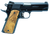 TriStar 85624 American Classic Commander 1911 9mm Luger 9+1 4.25" Stainless Steel Barrel, Blued Serrated Steel Slide, Blued Steel Frame w/Beavertail, Wood Grip