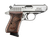 Walther Arms 4796004WG PPK/S  Carry Frame 380 ACP 7+1 3.30" Stainless Steel Barrel, Serrated Stainless Steel Slide & Frame w/Beavertail, Walnut Grip