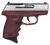 SCCY Industries CPX3TTCRRDRG3 CPX-3 RD 380 ACP 10+1 2.96" Crimson Red Polymer/Serrated Stainless Steel Slide/Finger Grooved Crimson Red Polymer Grip