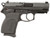 Bersa TPR45CM TPRC  Compact Frame 45 ACP 7+1 3.50" Black Steel Barrel, Matte Black Serrated Steel Slide & Aluminum Frame w/Picatinny Rail, Ambidextrous