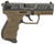 Walther Arms 5050515 PD380  Carry Frame 380 ACP 9+1 3.70" Black Stainless Steel, Barrel Black Cerakote Serrated Steel Slide, Military Green Polymer Frame, Textured Wraparound Grip