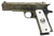 Iver Johnson Arms 1911A1WATERMOCCASIN 1911 A1 Water Moccasin 45 ACP 8+1 5" Black Steel Barrel, Green Snakeskin Hydrographic Serrated Steel Slide & Frame w/Beavertail, White Synthetic Pearl Grip