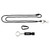 SABRE WHISTLE W/LANYARD BLACK