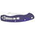 SPYDERCO MILITARY MODEL G-10 BLUE