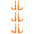 FSDC CHAMBER FLAG RIFLE ORG 6PK