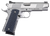 Magnum Research DE1911CSS 1911C  45 ACP 8+1, 4.30" Stainless Steel Bull Barrel, Matte Stainless Steel Serrated Slide & Frame w/Beavertail, Black/Gray G10 Grip, Grip Safety, Right Hand