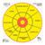 PROSHOT 12" BULLSEYE PISTOL TRNG 6PK