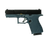 Great Lakes Firearms GL19BLU Striker  9mm 15+1 4" Front/Rear Serrations Cerakote Blue Titanium