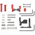 ARMASPEC SPR LT GUN BLDRS KIT RED