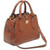 BULLDOG SATCHEL PURSE W/HLSTR CHSTNT
