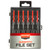 B/C GUNSMITHING FILE SET 6PC BLK/RD
