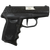 SCCY Industries DVG1PBBK DVG-1  Sub-Compact Frame 9mm Luger 10+1 3.10" Stainless Quadlock Barrel, Black Glitter Optic Ready/Serrated Stainless Steel Slide, Black Panther Polymer & Grip