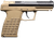 Kel-Tec PR57TAN PR57  Compact Frame 5.7x28mm 20+1 4" Black Steel Barrel, Tan Optic Ready/Serrated Slide, Tan Textured Grip
