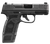 FN 66101410 Reflex MRD Micro-Compact Frame 9mm Luger 15+1/11+1, 3.30" Black Target Crown Steel Barrel, Black PVD Optic Ready/Serrated Steel Slide & Polymer Frame w/Picatinny Rail, Ambidextrous