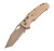 Sig K320A Knife Auto Fold 3.5"TantoM17Tan