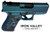 GLOCK 43X MOS 9mm 3.41" Mermaid 10rd IVS