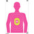 EZ AIM 12X18 PAPER TGT THE PINK SILHOUETTE