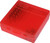 Ammo Box 100 Round 9mm Flip Top Clr/Red
