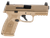 FN 66100741 509M MRD Mid-Size 9mm Luger 15+1 4" Black Recessed Crown Barrel, Flat Dark Earth PVD Optic Ready/Serrated Steel Slide, Flat Dark Earth Polymer Frame w/Picatinny Rail, Ambidextrous