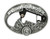 Magnum Oval Belt Bkl 1 1/8" Stainless No Gun